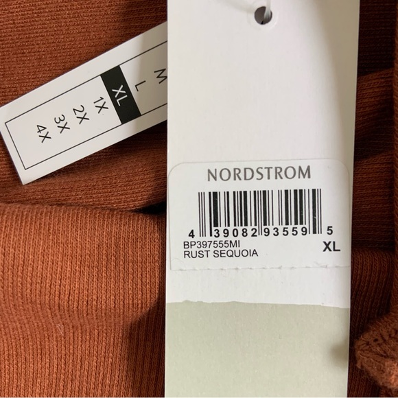 BP Nordstrom Black & Rust Ribbed Cami Bodysuits NEW Size Extra Large - Two Items - Picture 11 of 16